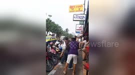 Newsflare Edit - American soldier attacked by Thai locals over ''fake Rolexes''