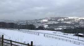 Beast from the east - snowfall across town