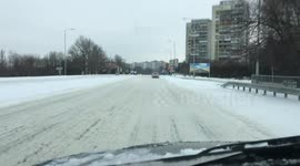 Varna's winter roads