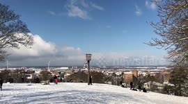 Snow in Gravesend, Kent