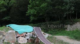 MTB backflip fail