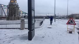 Snow in Liverpool