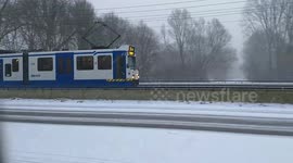 Amstelveen Amsterdam, snowfall