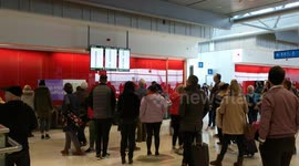 Flights cancelled due to snow at Dublin Airport