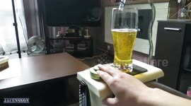 DIY engineer creates homemade beer tap