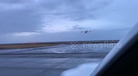 Antonov 124 landing in Keflavik Iceland