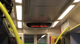 UK rail firm channels Rihanna for weather safety announcement