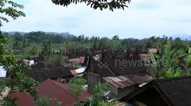 THE OLD VILLAGE OF MINANGKABAU TRIBE
