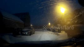 Beast from the east, dashcam