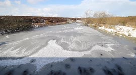 Beast from the East: River frozen solid In Northern Ireland