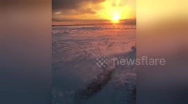 Newsflare Edit - Beast from the east sunrise