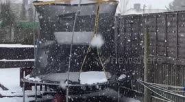 -3 snowfall in south east London
