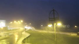 Snow arrives in the West of Ireland