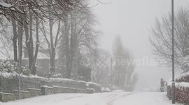 Newsflare Edit - Snowstorm in Glasgow