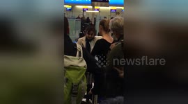 Stranded at London Heathrow airport