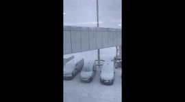 Glasgow Airport Snow (Beast from the East)