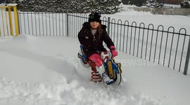 The Snow won't stop playtime
