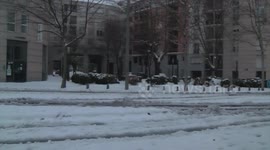 Le 1er mars 2018 la ville de Montpellier se réveille sous la neige