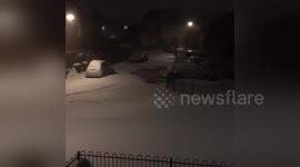 Newsflare Edit - Still snowing in Cardiff (RED Alert)
