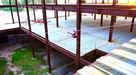 Worlds First Highline Slideline