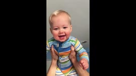 Precious Toddler Chubby Cheeks Jiggle in Slow-Motion!