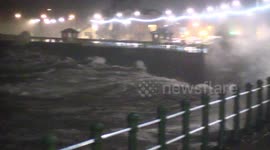 Storm Emma brings big waves to Cornish coast