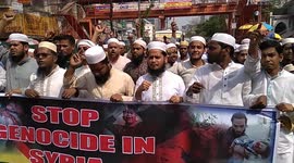 Protests against violence in Syria
