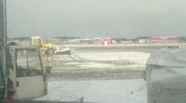 Snow clearing, Aberdeen airport