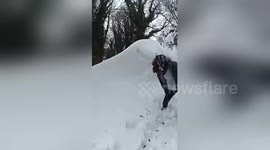 Newsflare Edit - snow drifts ireland