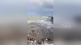 Newsflare Edit - Storm Emma with High waves and Strong Winds
