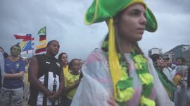 Brazil fans: from excitement to despair in 90 minutes