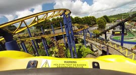 roller coaster ride cornwall uk