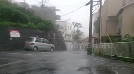 Typhoon Neoguri hits Okinawa, Japan