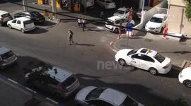 Iron Dome Battery Launches 2 Missiles Intercepting Rockets Over Tel-Aviv Sirens Activated