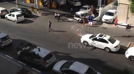 WATCH: Iron Dome Battery Launches 2 Missiles Intercepting Rockets Over Tel-Aviv Sirens Activated