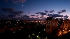 Israel's Iron Dome Intercepts Rocket over Ashdod
