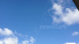SEE: Explosions From Iron Dome Missiles and Hamas Rockets Over Tel-Aviv - July 18, 2014