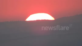 Solstice Sunset at Devil's-Dyke Brighton