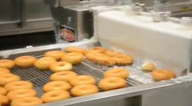 Production line at Krispy Kreme, Adelaide