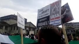 palestinian demo in Berlin city
