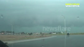 LARGE Shelf Cloud & Roll Cloud in Saskatchewan! | July 24th, 2014