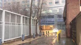 Snow is hitting Center City Philadelphia