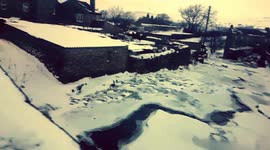 A Frozen Waterfall at Gayle Beck