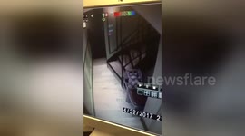 Newsflare Edit - Face down ass up caught on cctv