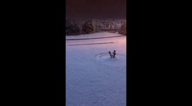 Beast from the east arriving gently