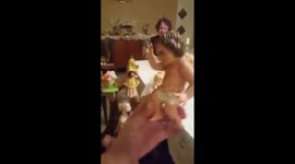 Group dances with Jesus