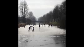 Canal Ice Skating