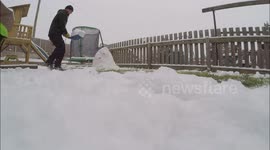 My pathetic attempt on building a snowman