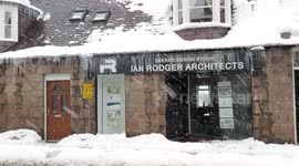 Beast from the East brings heavy snow and ice to Ballater in Royal Deeside, Scotland