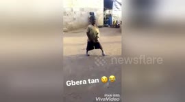 Newsflare Edit - Small boy dancing hard. Very hilarious